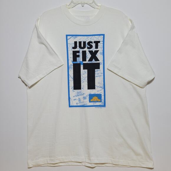 Vintage 90s Home Improvement TV Promo Single Stitch Stanley Desantis T Shirt XL - Picture 1 of 12